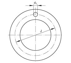 推力墊圈 EGW52-E40-B, 推力墊圈，免維護，帶銅襯