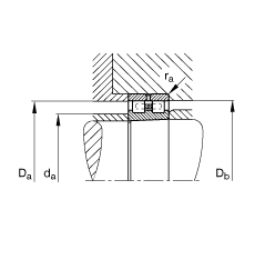 圓柱滾子軸承 NN3088-AS-K-M-SP, 根據(jù) DIN 5412-4 標(biāo)準(zhǔn)的主要尺寸, 非定位軸承, 雙列，帶錐孔，錐度 1:12 ，可分離, 帶保持架，減小的徑向內(nèi)部游隙，限制公差