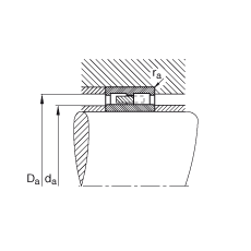 圓柱滾子軸承 NNU4192-M, 浮動(dòng)軸承，雙列，可分離，帶保持架